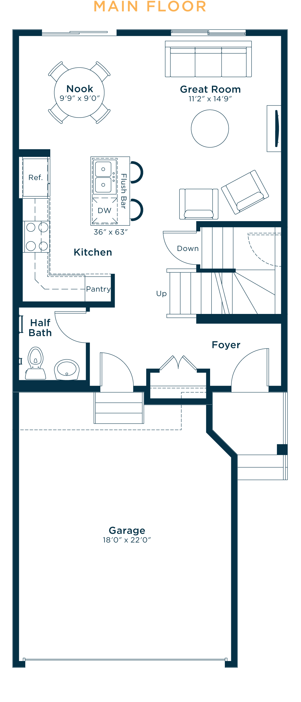 Archer 22 | Front Garage | New Home Build | Excel Homes